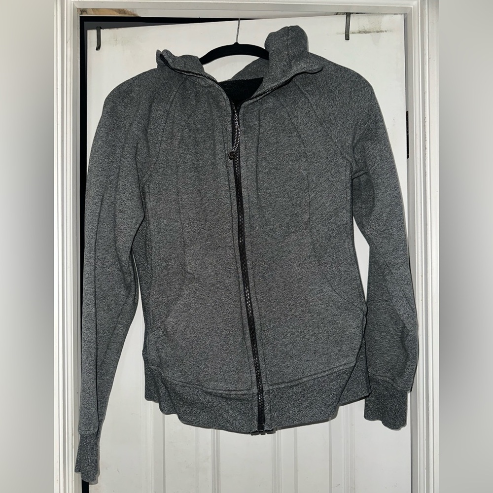 Lululemon Gray Zip-Up Hoodie